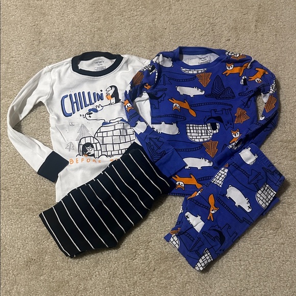 Carters boys pajama sets size 4T - Picture 1 of 4